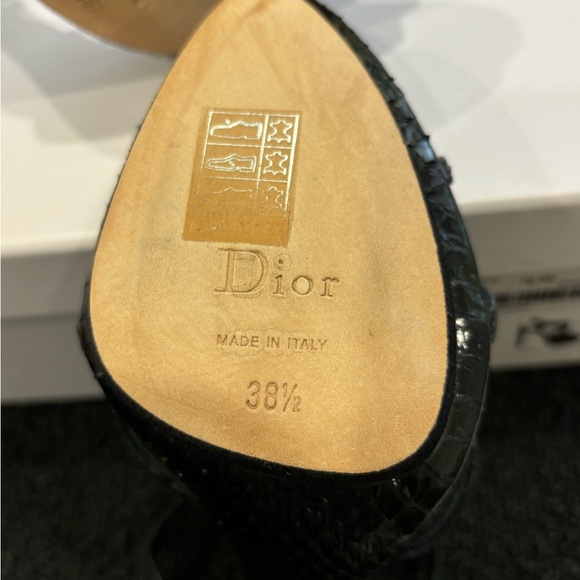 Dior Calzatura black chain sandal size 8.5 - Picture 7 of 16
